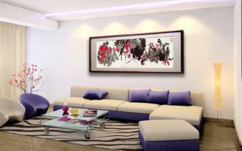 客厅挂什么环境好